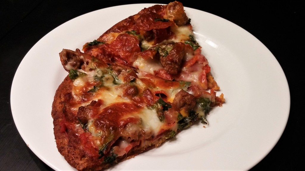 Low Carb Cast Iron Pizza