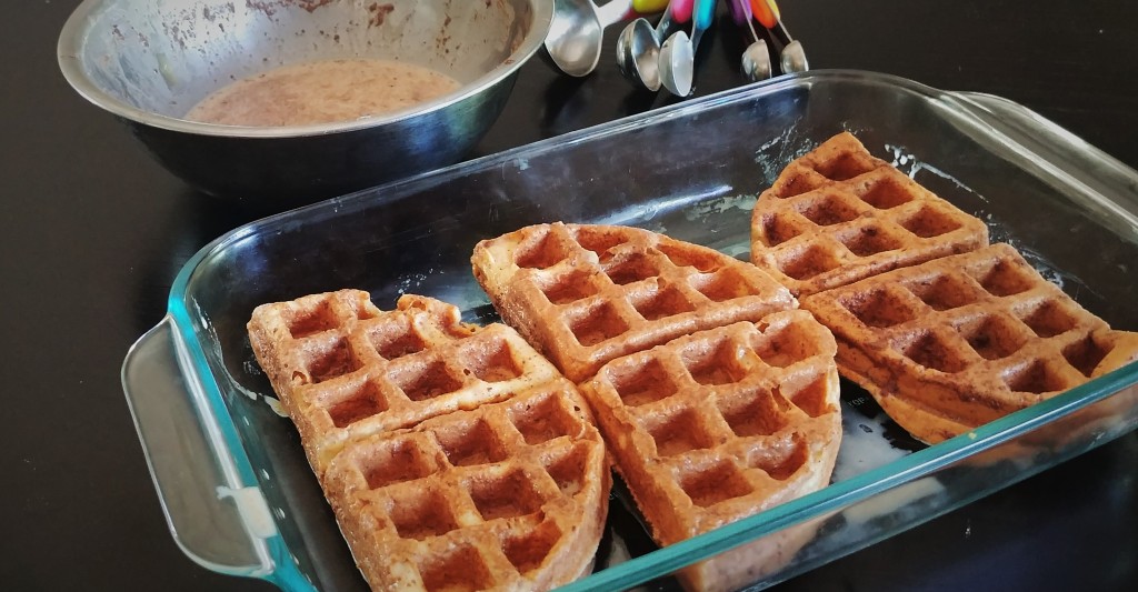 Low Carb Waffle French Toast