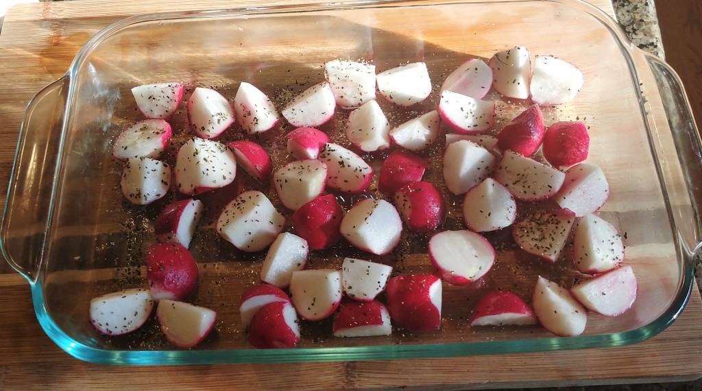 Keto Roasted Radishes with Garlic Browned Butter