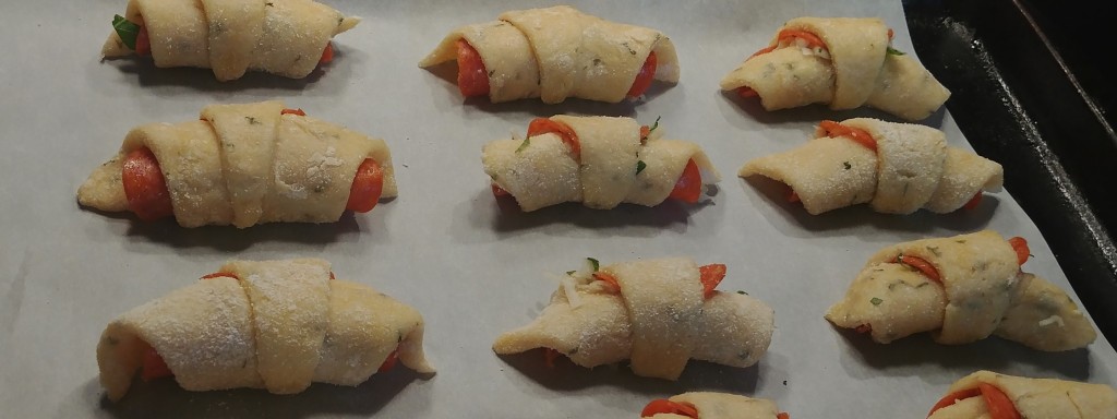 Keto Pizza Croissants Pepperoni